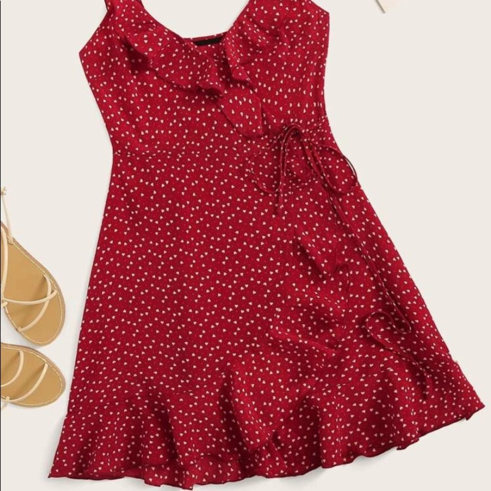 SHEIN Heart Print Dress